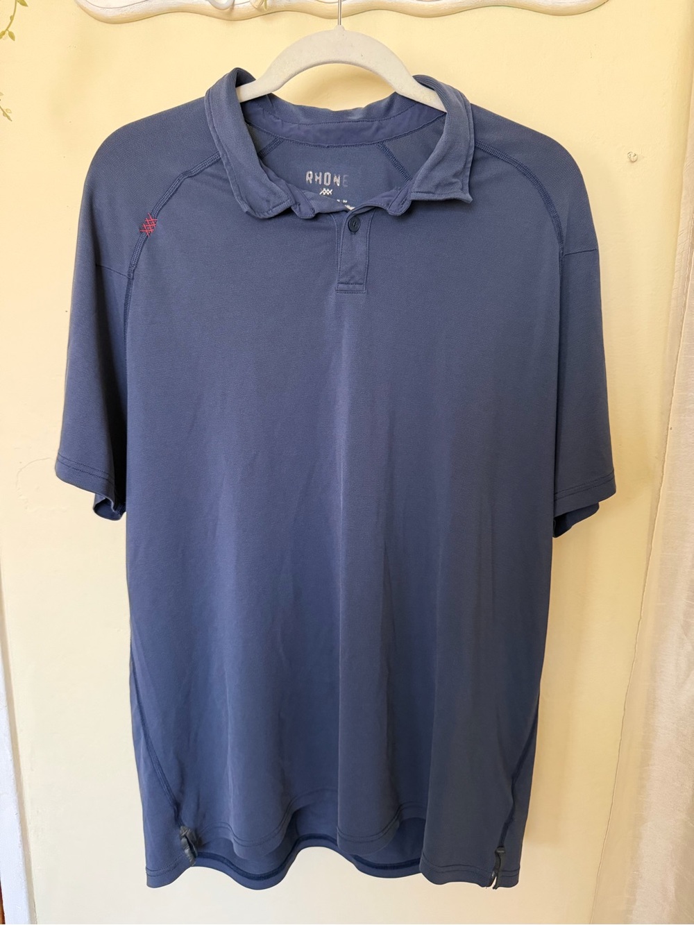 RHONE Men's Polo Shirt - Navy Blue